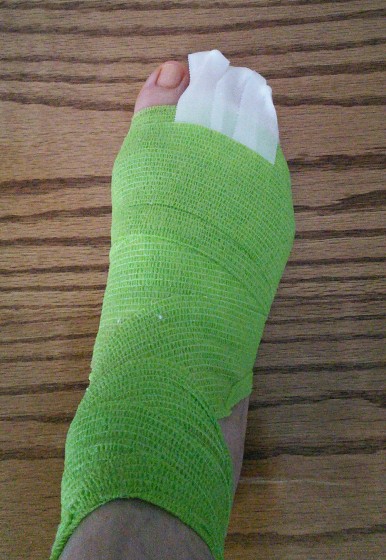 Spring green tape from the doctor to replace hospital beige