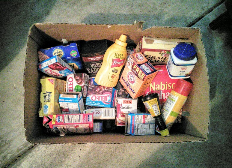 A boxful of expired rejects