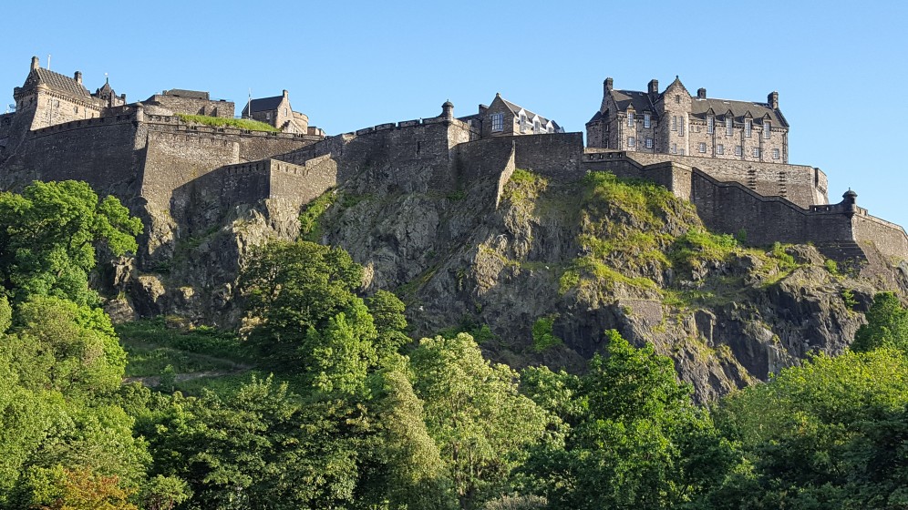 The Edinburgh Castle.