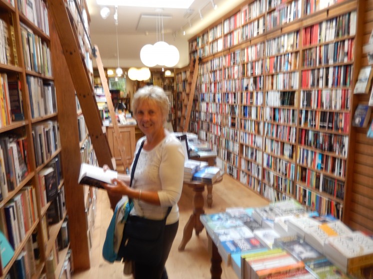 Me in the awesome bookstore.