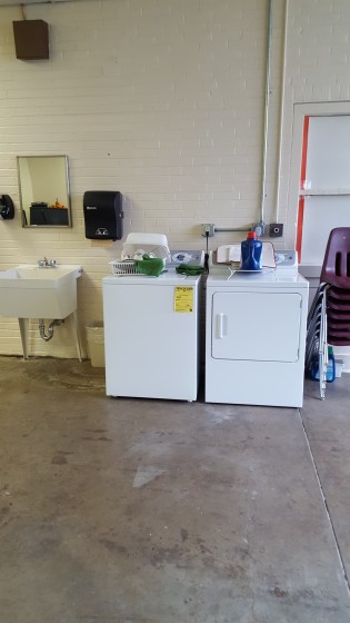 The washer and dryer that help meet students' needs